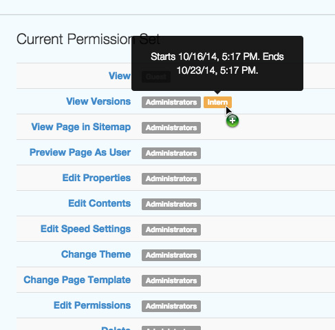 ontime permissions